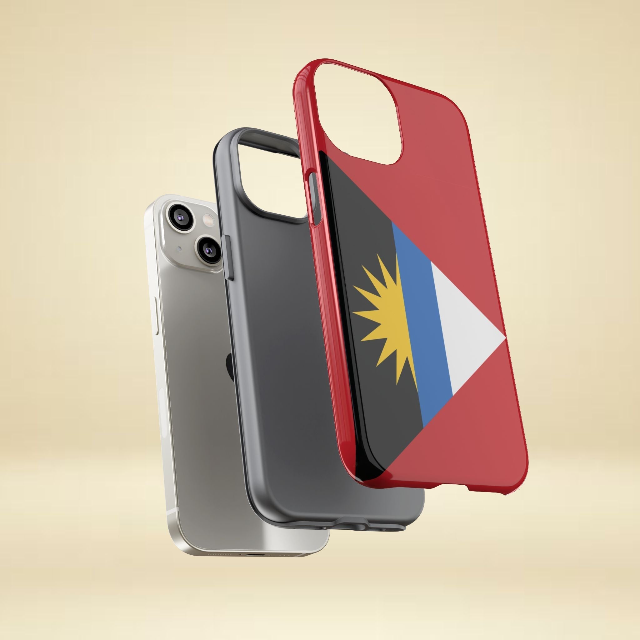 Antigua and Barbuda Flag Tough Phone Case Tough Case La Vie Bien Antigua and Barbuda Flag Tough Phone Case