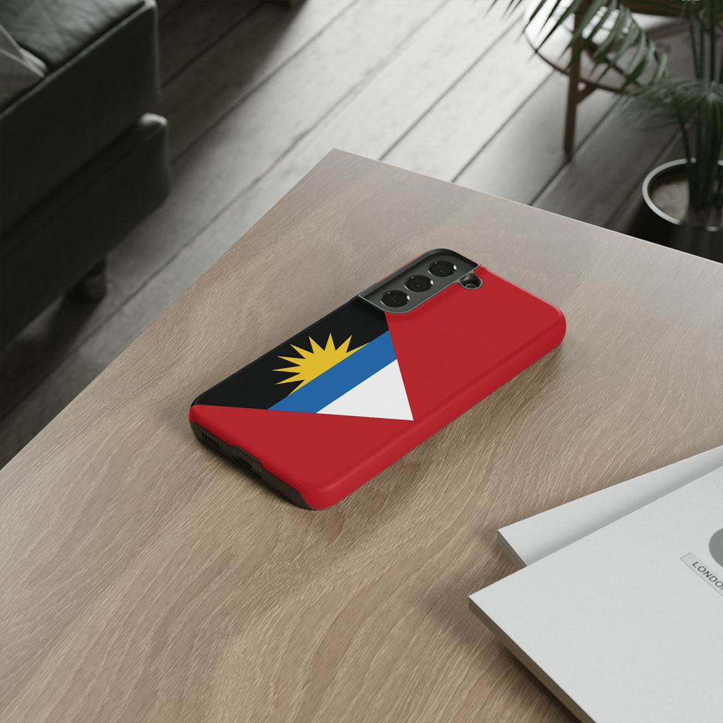 Antigua and Barbuda Flag Tough Phone Case Tough Case La Vie Bien Antigua and Barbuda Flag Tough Phone Case