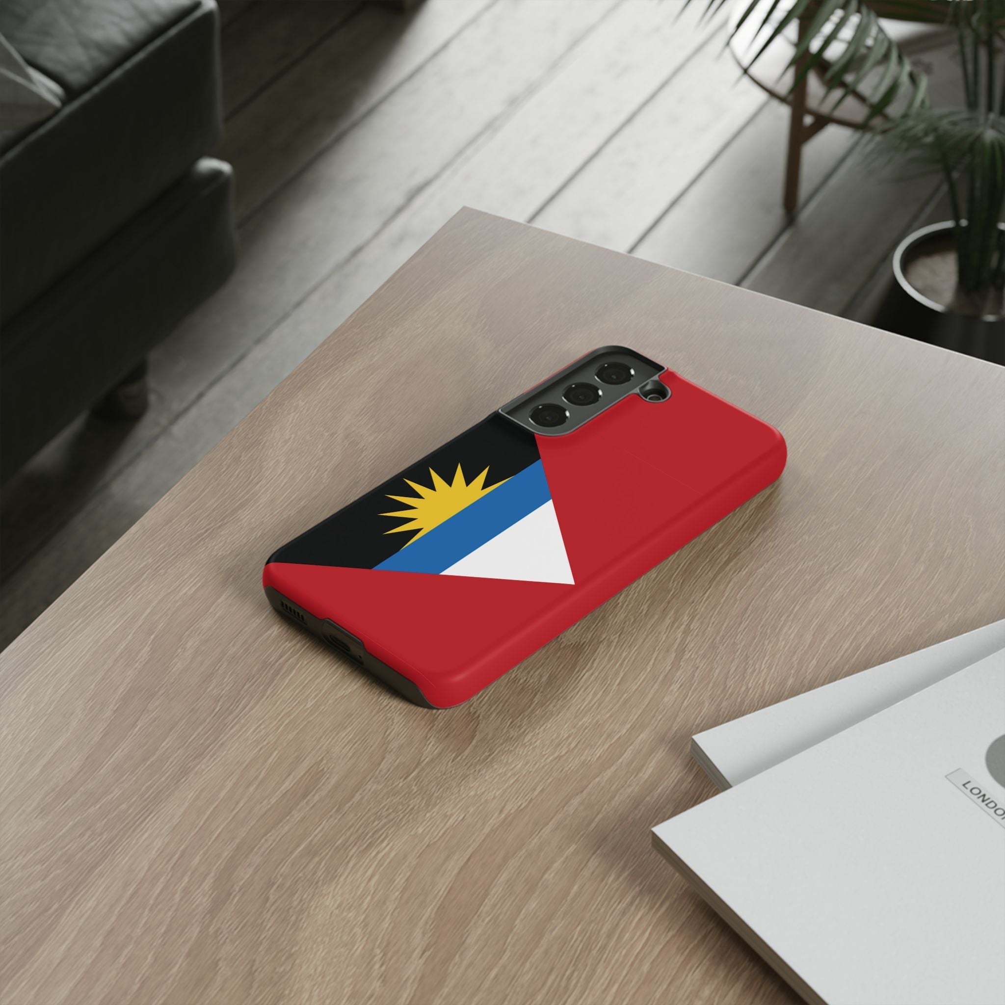 Antigua and Barbuda Flag Tough Phone Case Tough Case La Vie Bien Antigua and Barbuda Flag Tough Phone Case