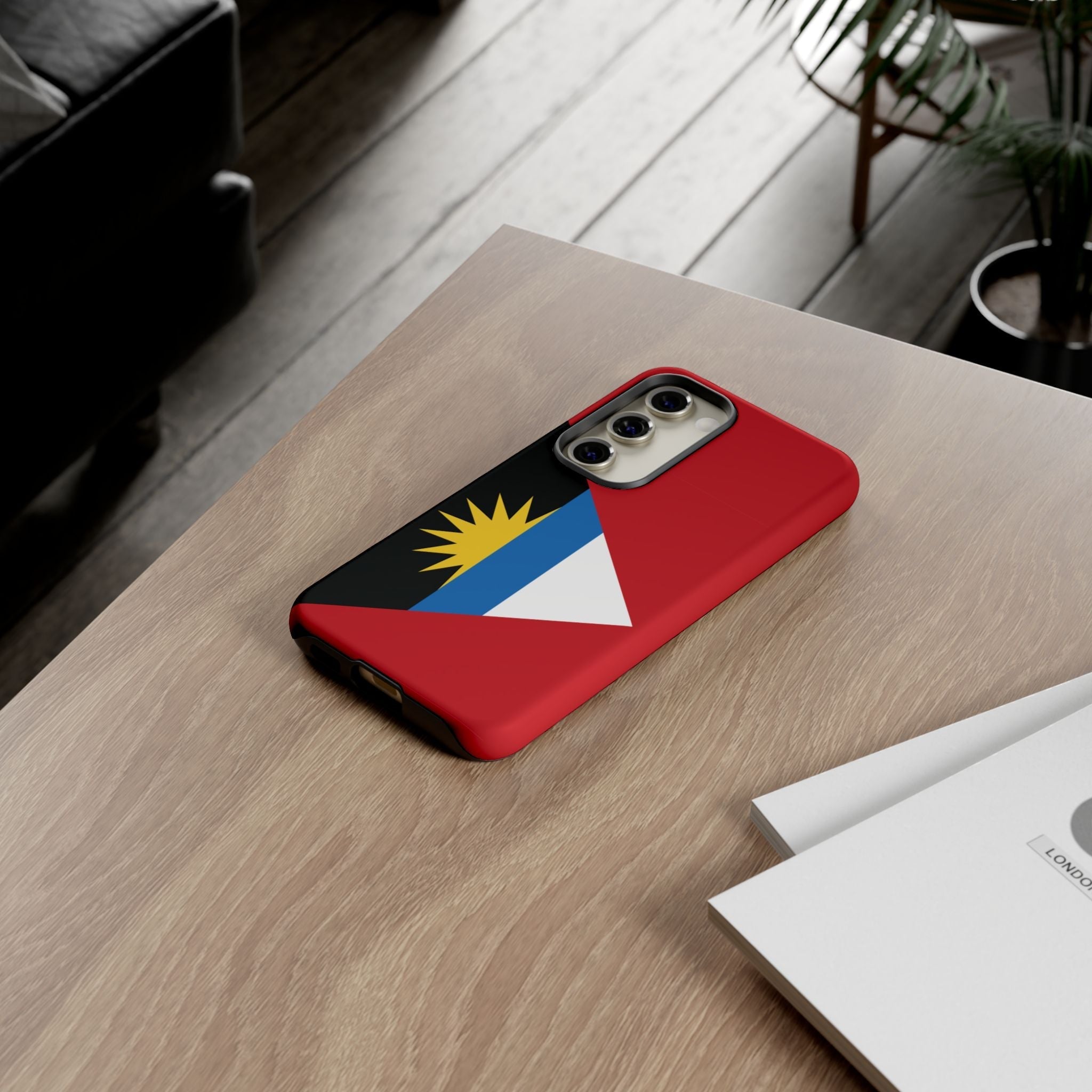 Antigua and Barbuda Flag Tough Phone Case Tough Case La Vie Bien Antigua and Barbuda Flag Tough Phone Case
