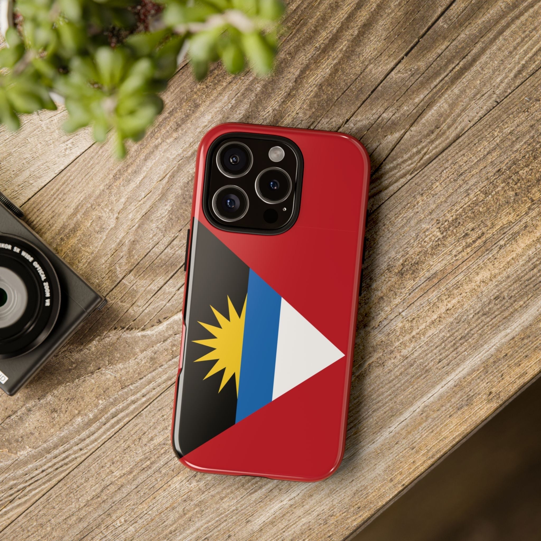 Antigua and Barbuda Flag Tough Phone Case Tough Case La Vie Bien Antigua and Barbuda Flag Tough Phone Case