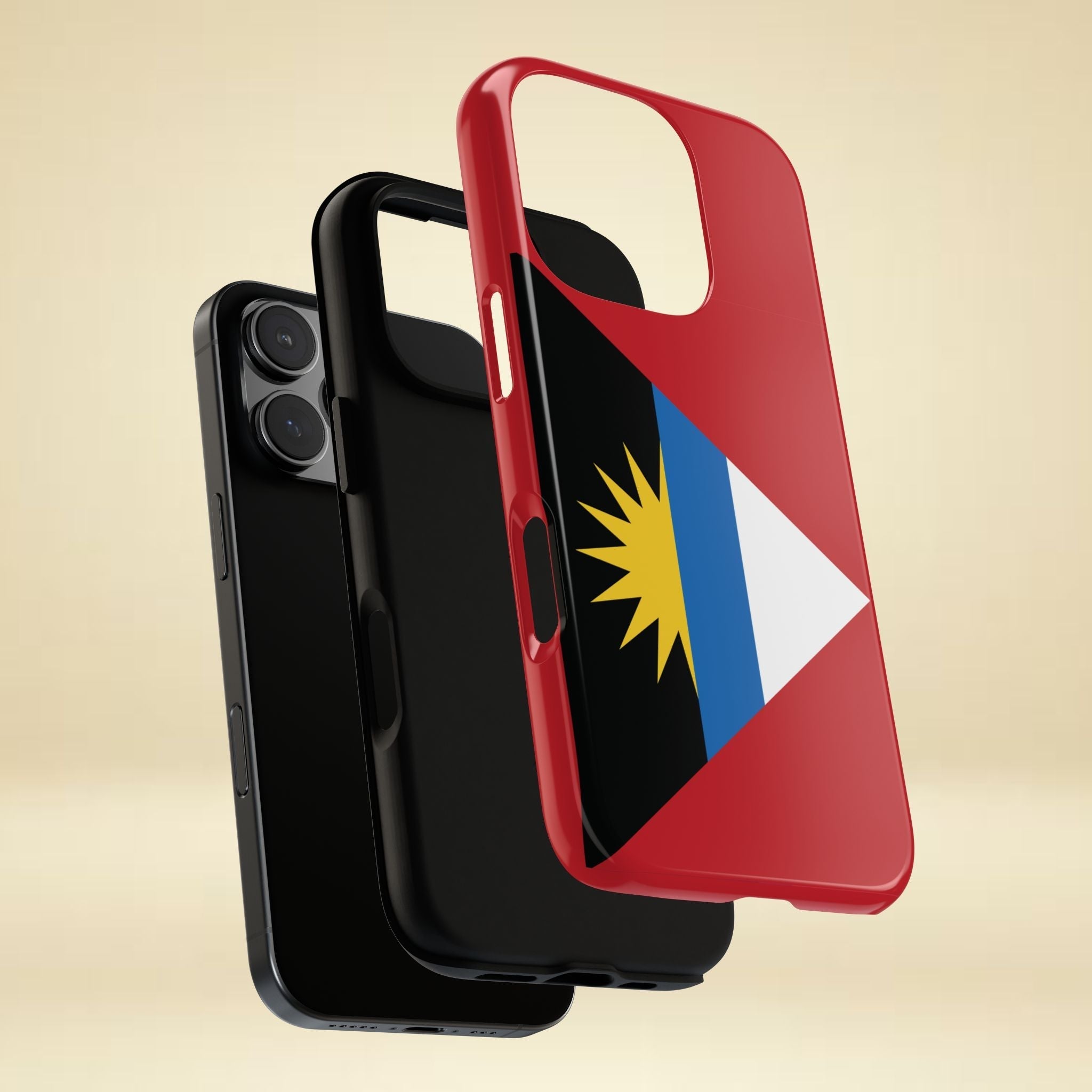 Antigua and Barbuda Flag Tough Phone Case Tough Case La Vie Bien Antigua and Barbuda Flag Tough Phone Case