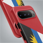 Antigua and Barbuda Flag Tough Phone Case Tough Case La Vie Bien Antigua and Barbuda Flag Tough Phone Case