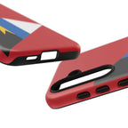 Antigua and Barbuda Flag Tough Phone Case Tough Case La Vie Bien Antigua and Barbuda Flag Tough Phone Case