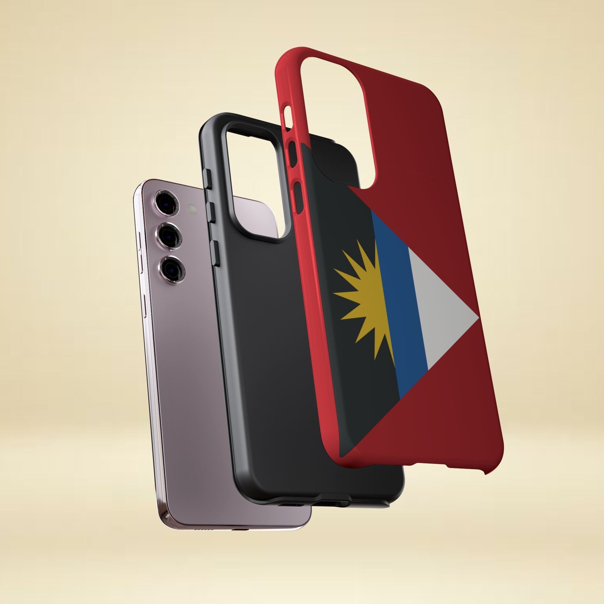 Antigua and Barbuda Flag Tough Phone Case Tough Case La Vie Bien Antigua and Barbuda Flag Tough Phone Case