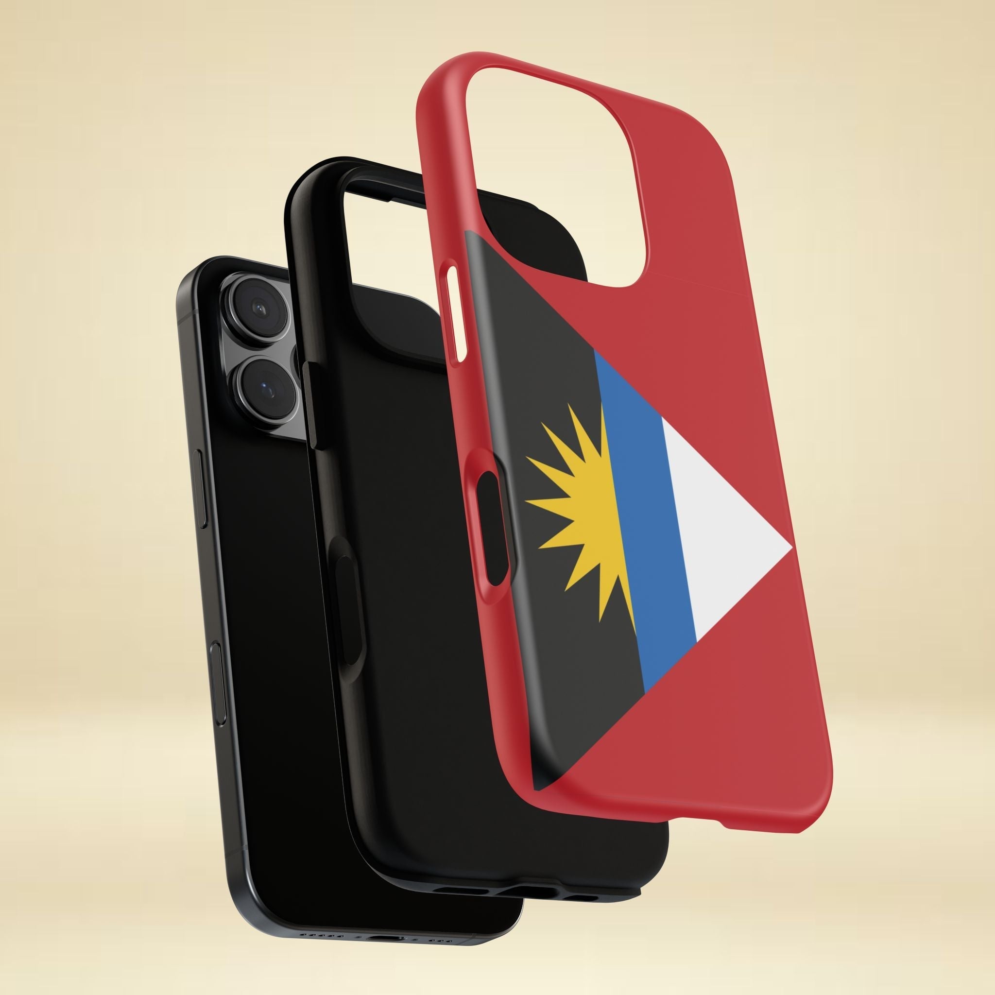 Antigua and Barbuda Flag Tough Phone Case Tough Case La Vie Bien Antigua and Barbuda Flag Tough Phone Case
