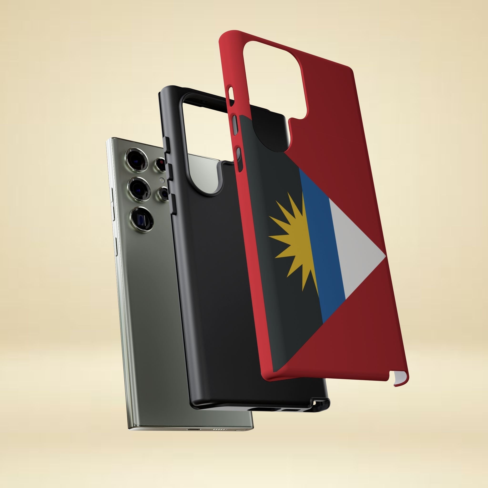 Antigua and Barbuda Flag Tough Phone Case Tough Case La Vie Bien Antigua and Barbuda Flag Tough Phone Case