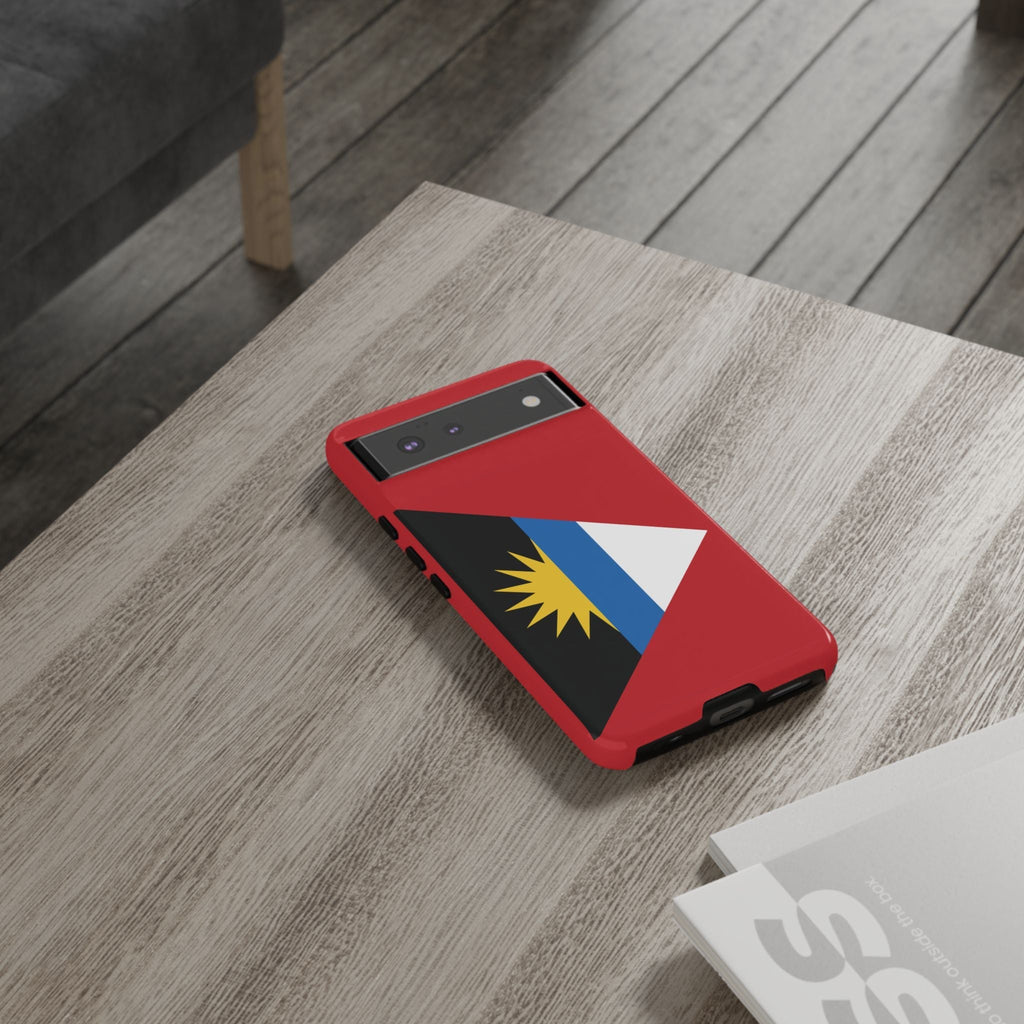 Antigua and Barbuda Flag Tough Phone Case Tough Case La Vie Bien Antigua and Barbuda Flag Tough Phone Case