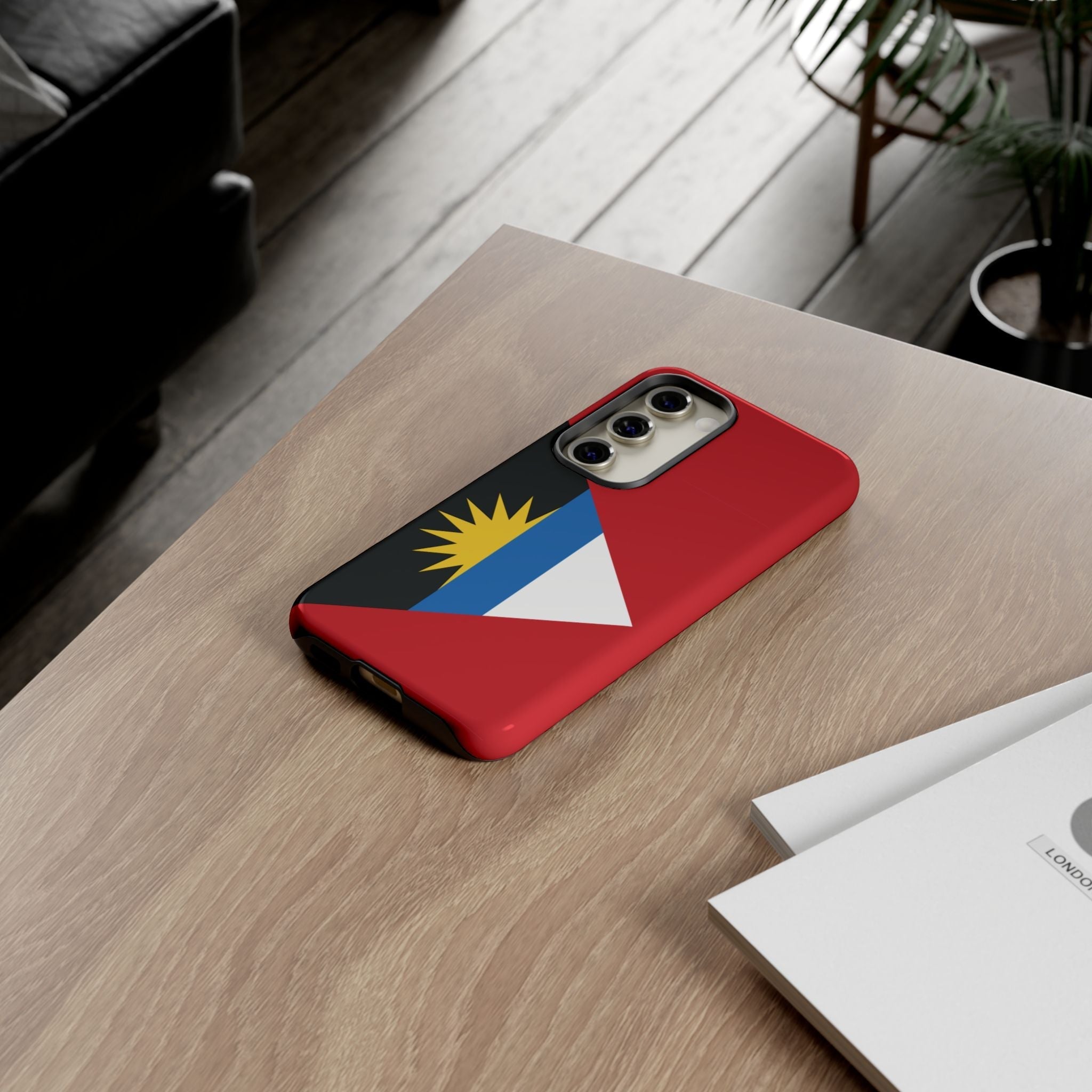 Antigua and Barbuda Flag Tough Phone Case Tough Case La Vie Bien Antigua and Barbuda Flag Tough Phone Case