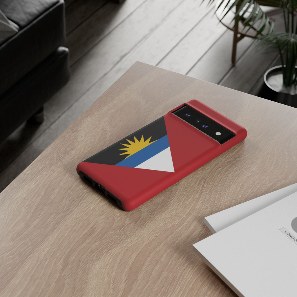Antigua and Barbuda Flag Tough Phone Case Tough Case La Vie Bien Antigua and Barbuda Flag Tough Phone Case