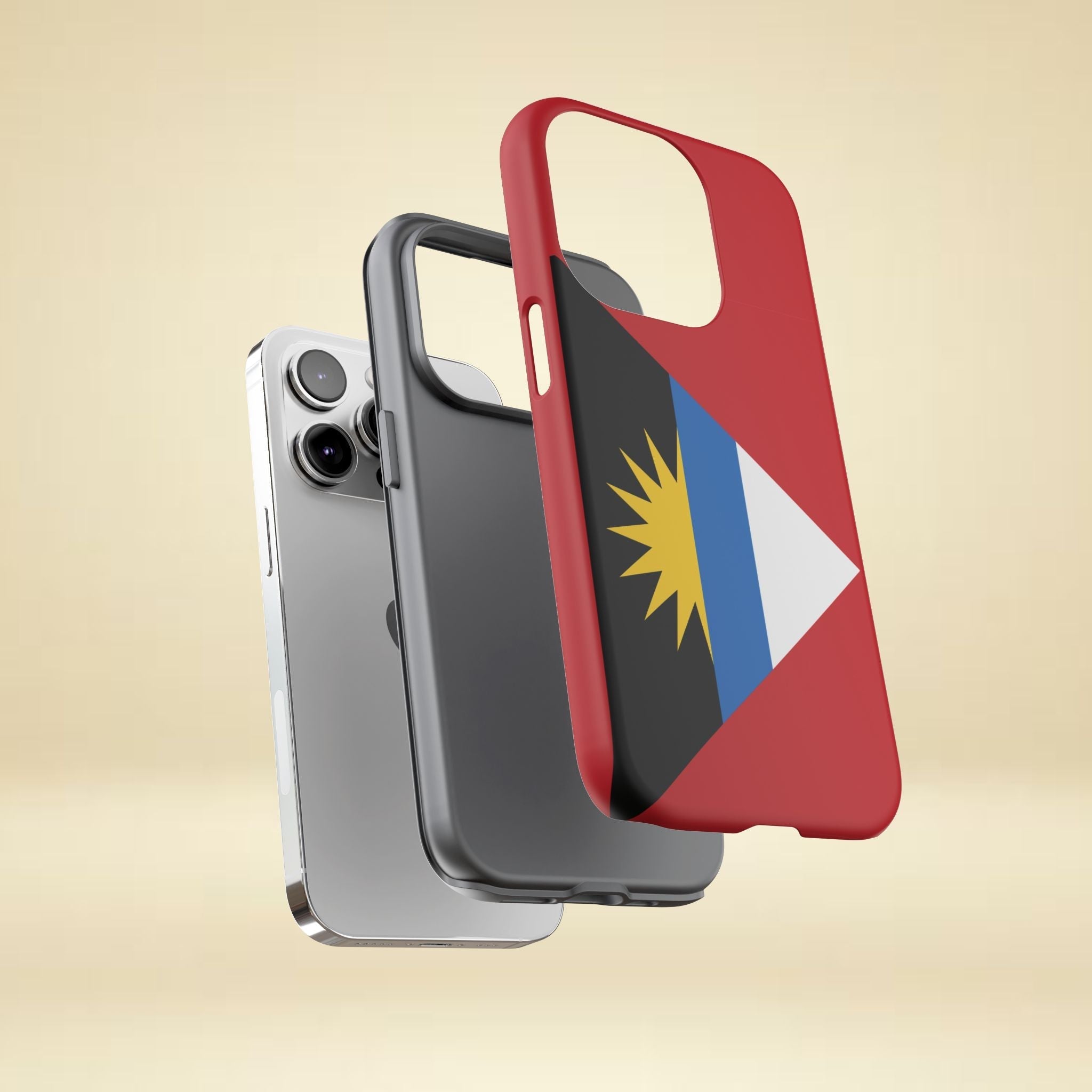 Antigua and Barbuda Flag Tough Phone Case Tough Case La Vie Bien Antigua and Barbuda Flag Tough Phone Case