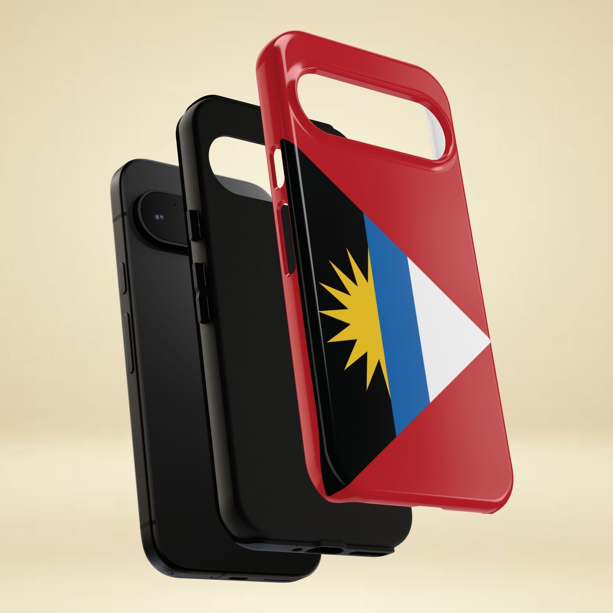 Antigua and Barbuda Flag Tough Phone Case Tough Case La Vie Bien Antigua and Barbuda Flag Tough Phone Case