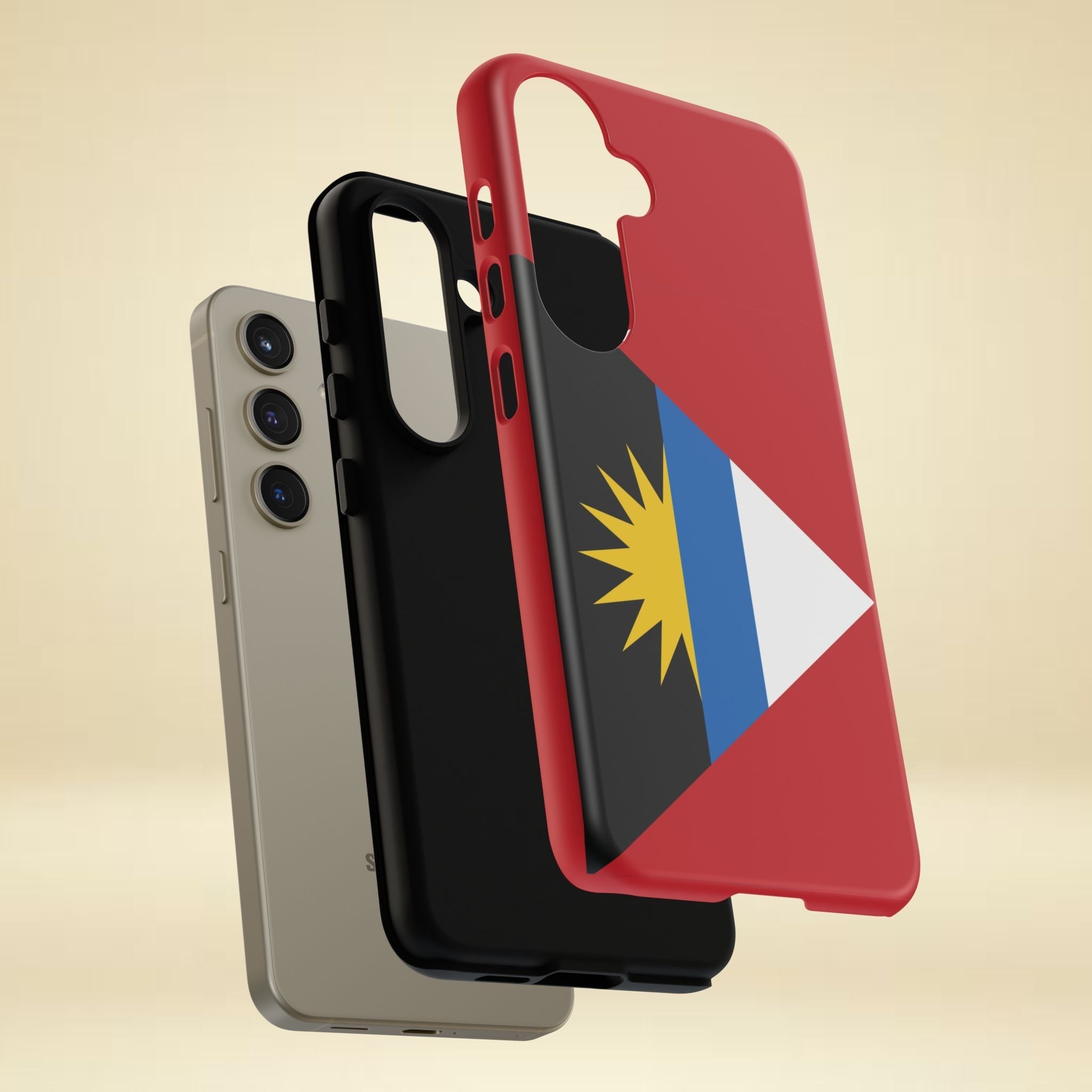 Antigua and Barbuda Flag Tough Phone Case Tough Case La Vie Bien Antigua and Barbuda Flag Tough Phone Case