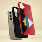 Antigua and Barbuda Flag Tough Phone Case Tough Case La Vie Bien Antigua and Barbuda Flag Tough Phone Case
