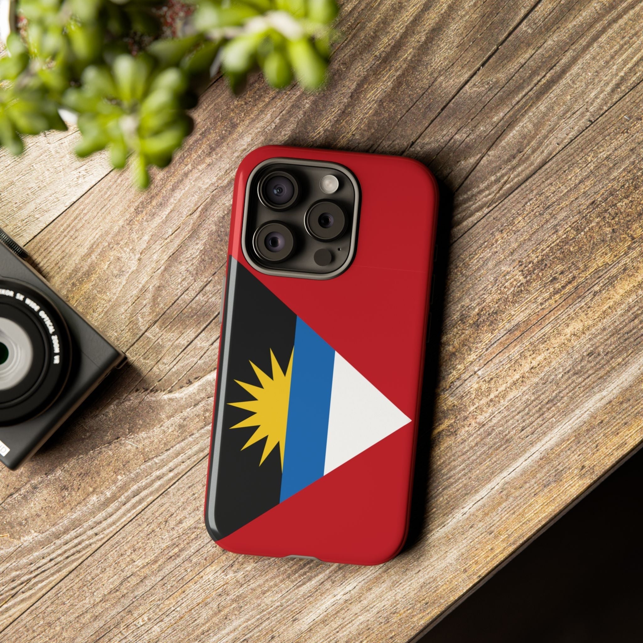 Antigua and Barbuda Flag Tough Phone Case Tough Case La Vie Bien Antigua and Barbuda Flag Tough Phone Case