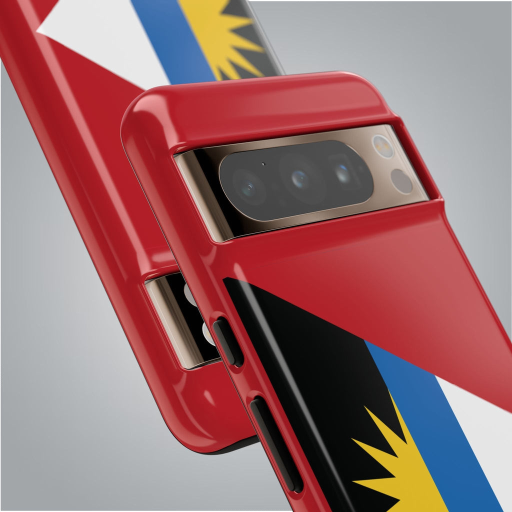 Antigua and Barbuda Flag Tough Phone Case Tough Case La Vie Bien Antigua and Barbuda Flag Tough Phone Case