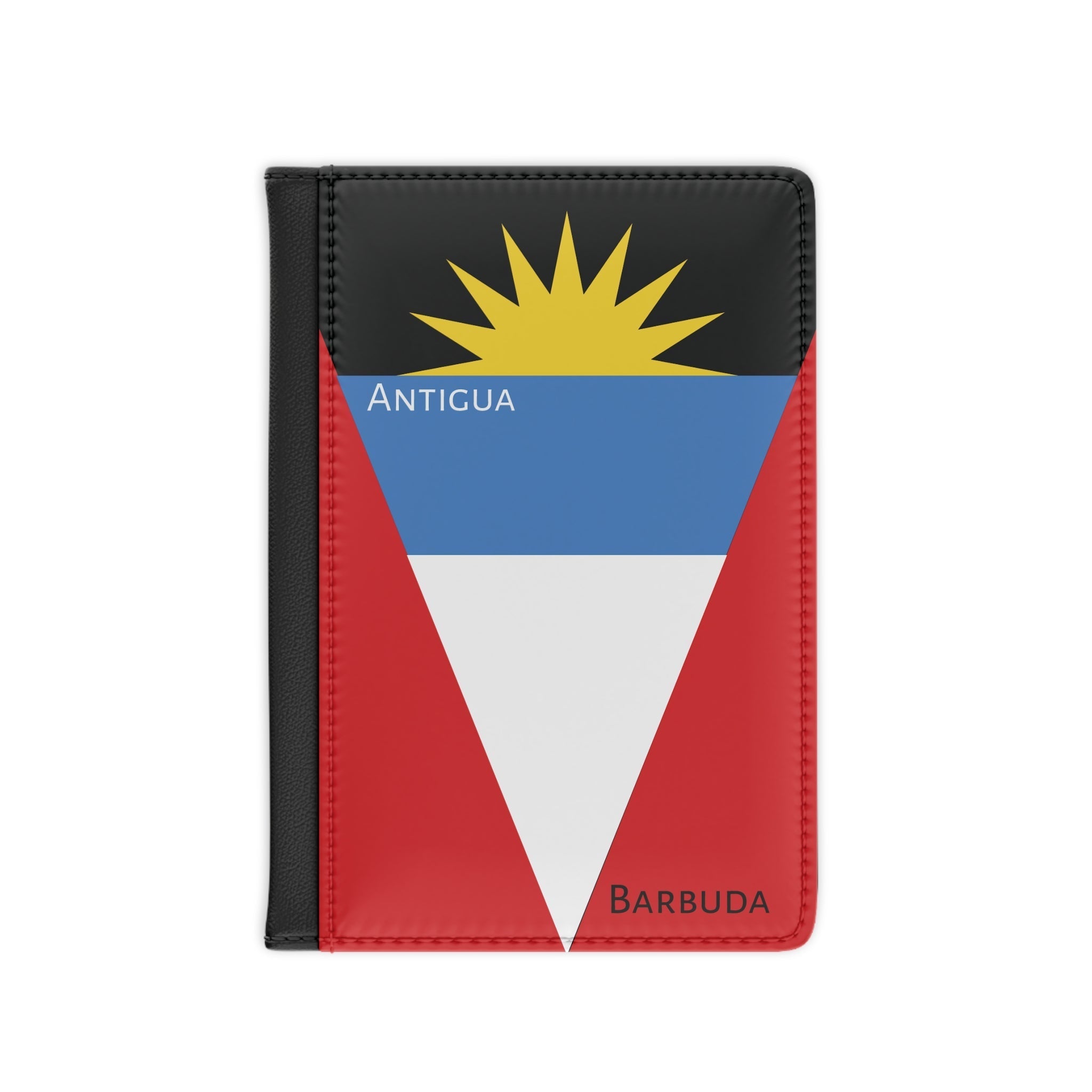 Antigua & Barbuda Flag Passport Cover Passport Cover La Vie Bien Antigua & Barbuda Flag Passport Cover