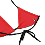 Antigua & Barbuda String Bikini All - Over Print Recycled String Bikini La Vie Bien Antigua & Barbuda String Bikini