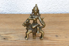 Antique Bronze Deity Figure on Nandi Bull Figurine La Vie Bien Antique Bronze Deity Figure on Nandi Bull