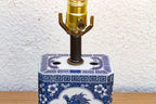 Antique Celestial Kirin Blue & White Petite Lamp Table Lamps La Vie Bien Antique Celestial Kirin Blue & White Petite Lamp