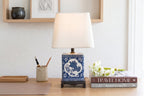 Antique Celestial Kirin Blue & White Petite Lamp Table Lamps La Vie Bien Antique Celestial Kirin Blue & White Petite Lamp