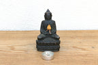 Antique East Asian Patinated Miniature Buddha Figurine La Vie Bien Antique East Asian Patinated Miniature Buddha