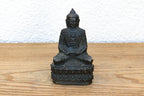 Antique East Asian Patinated Miniature Buddha Figurine La Vie Bien Antique East Asian Patinated Miniature Buddha