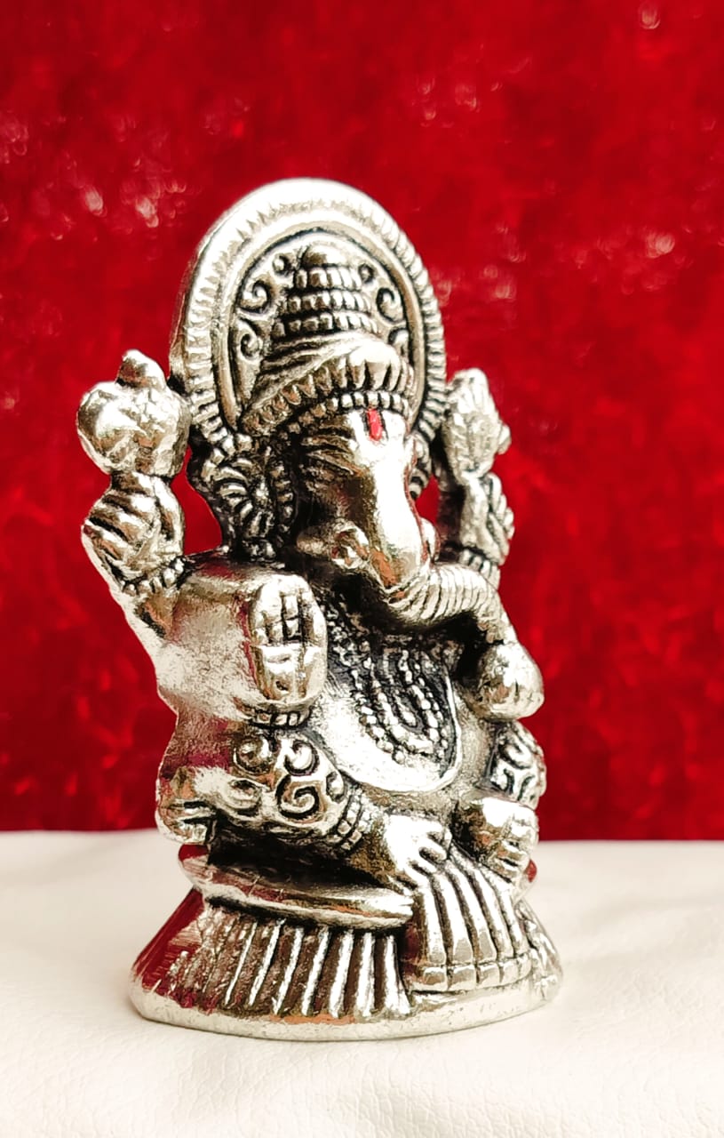 Antique Finish German Silver Ganesh La Vie Bien Antique Finish German Silver Ganesh