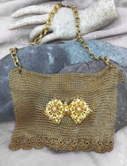 Antique German Purse Chainmail Necklaces La Vie Bien Antique German Purse Chainmail