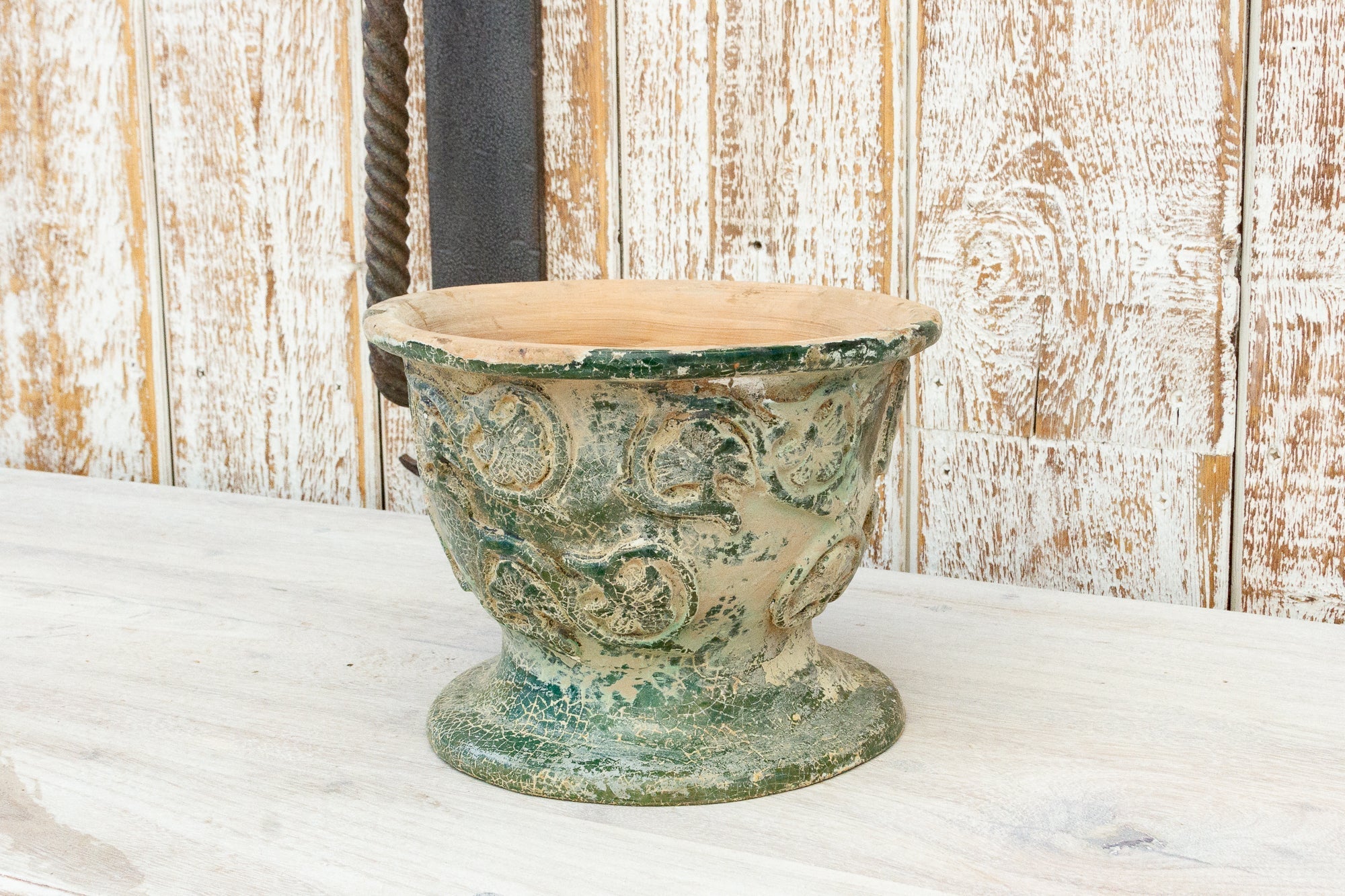 Antique Glazed Asian Floral Ceramic Pot Accents La Vie Bien Antique Glazed Asian Floral Ceramic Pot