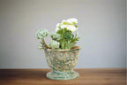 Antique Glazed Asian Floral Ceramic Pot Accents La Vie Bien Antique Glazed Asian Floral Ceramic Pot