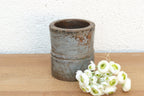 Antique Lavender-Gray Goa Measuring Pot Vase La Vie Bien Antique Lavender-Gray Goa Measuring Pot