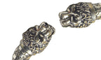 Antique Norse Lion Heads Viking Bracelet With Square Pattern Accessories La Vie Bien Antique Norse Lion Heads Viking Bracelet With Square Pattern