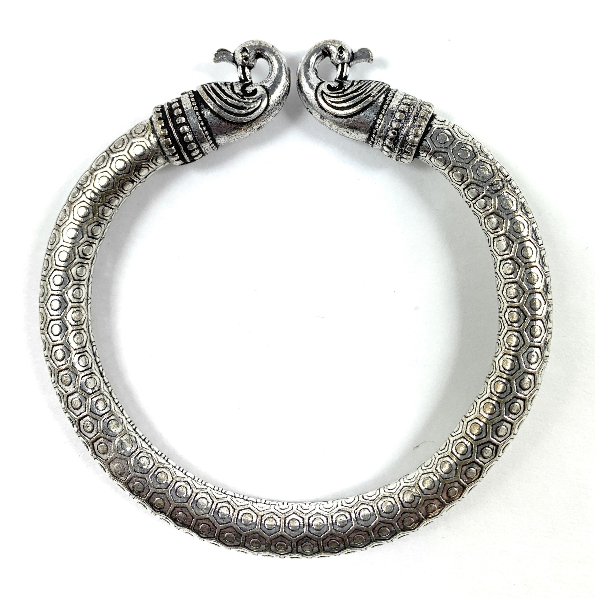 Antique Norse Peacock Head Viking Bracelet Accessories La Vie Bien Antique Norse Peacock Head Viking Bracelet