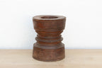 Antique Rice Grinder Candle Holder