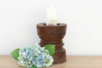 Antique Rice Grinder Candle Holder