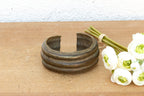 Antique West African Brass Bracelet Accents La Vie Bien Antique West African Brass Bracelet