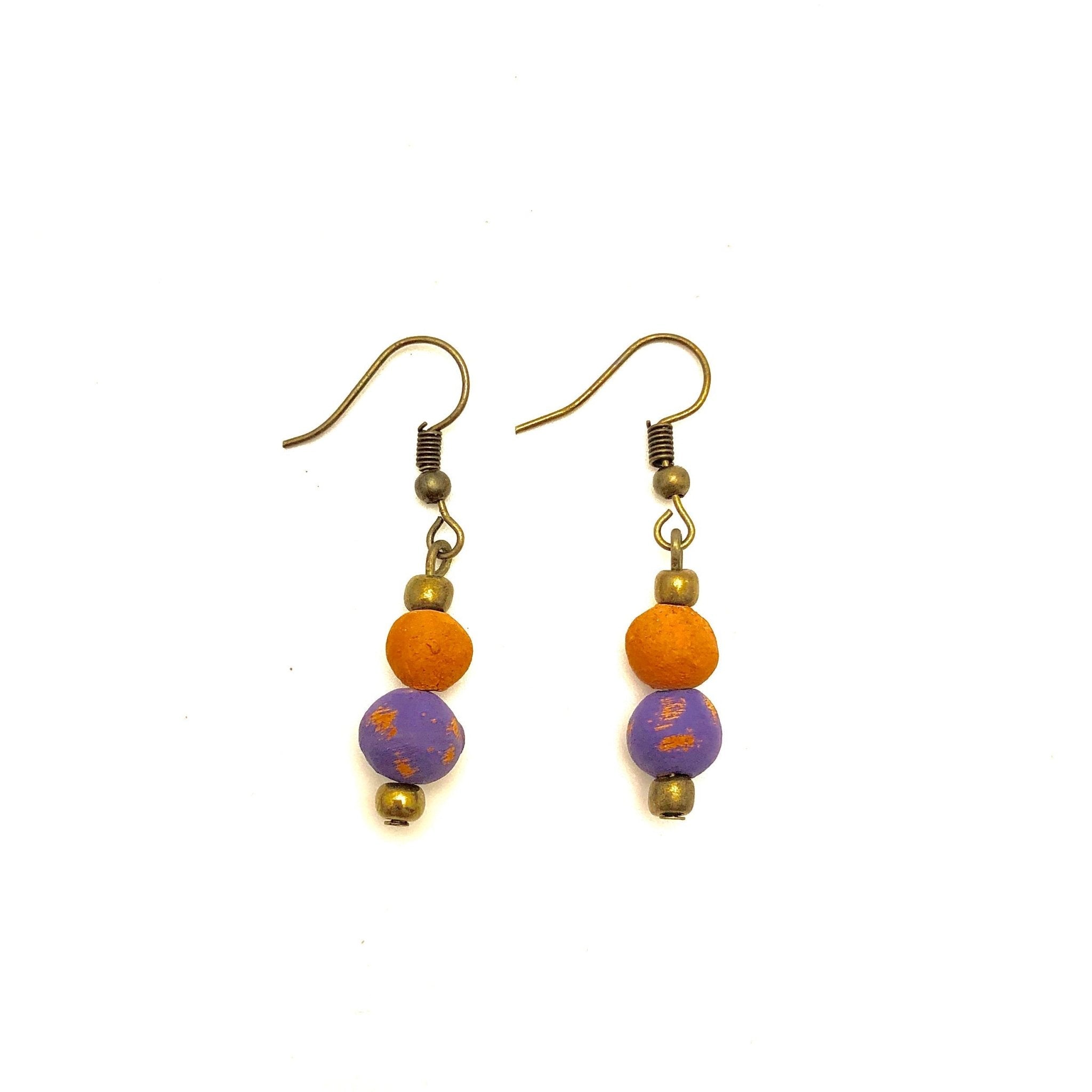 Antiqued Aromatherapy Earrings Earring La Vie Bien Antiqued Aromatherapy Earrings