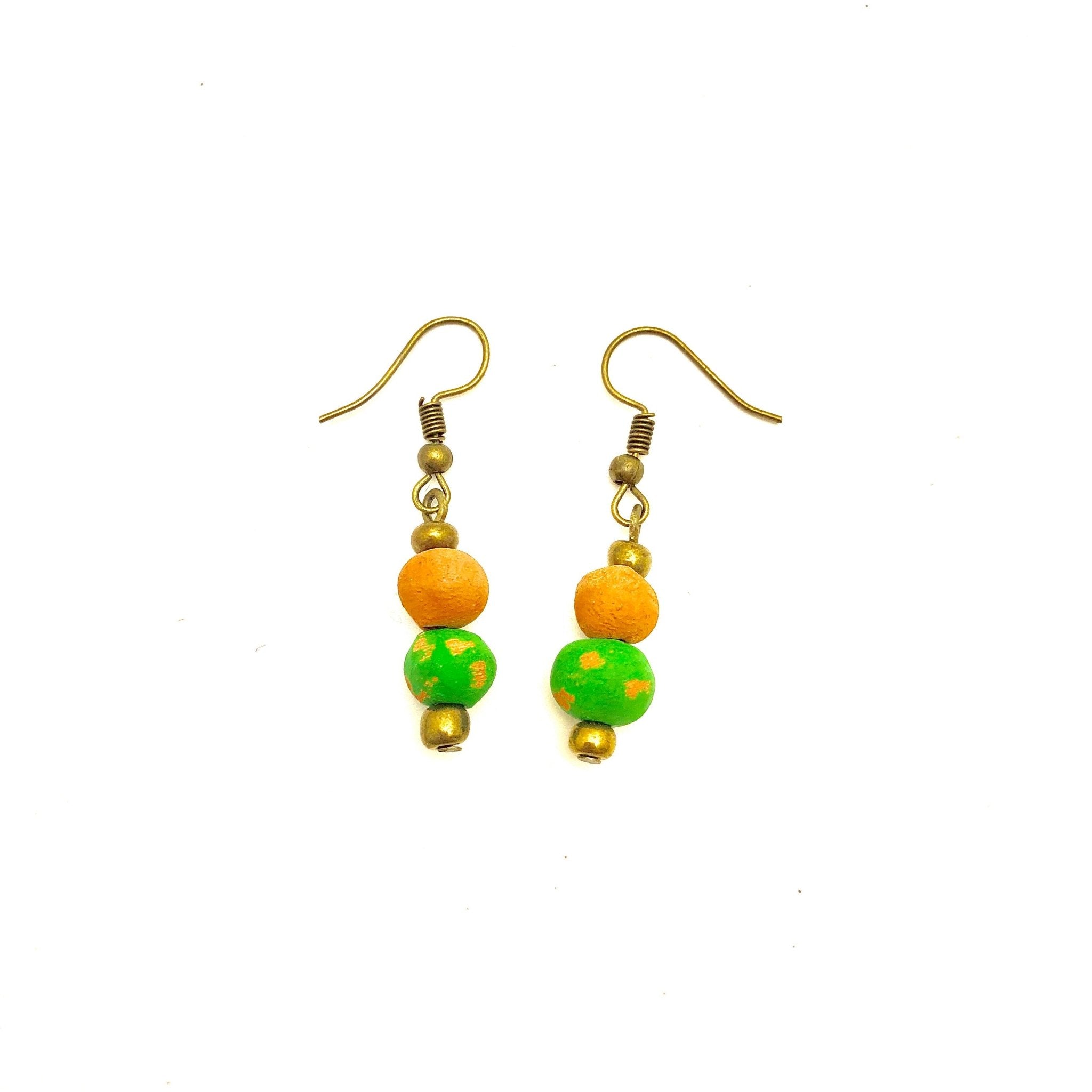 Antiqued Aromatherapy Earrings Earring La Vie Bien Antiqued Aromatherapy Earrings