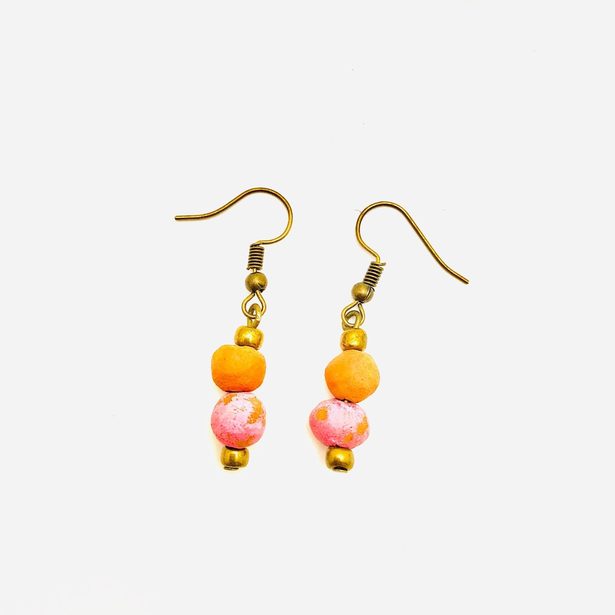 Antiqued Aromatherapy Earrings Earring La Vie Bien Antiqued Aromatherapy Earrings