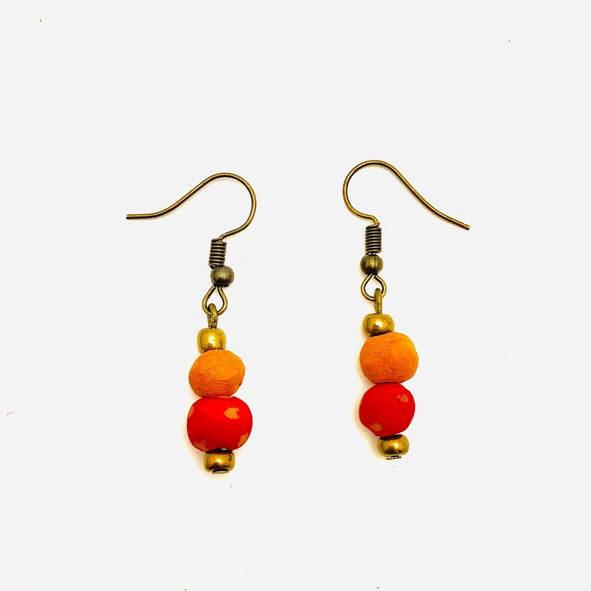 Antiqued Aromatherapy Earrings Earring La Vie Bien Antiqued Aromatherapy Earrings