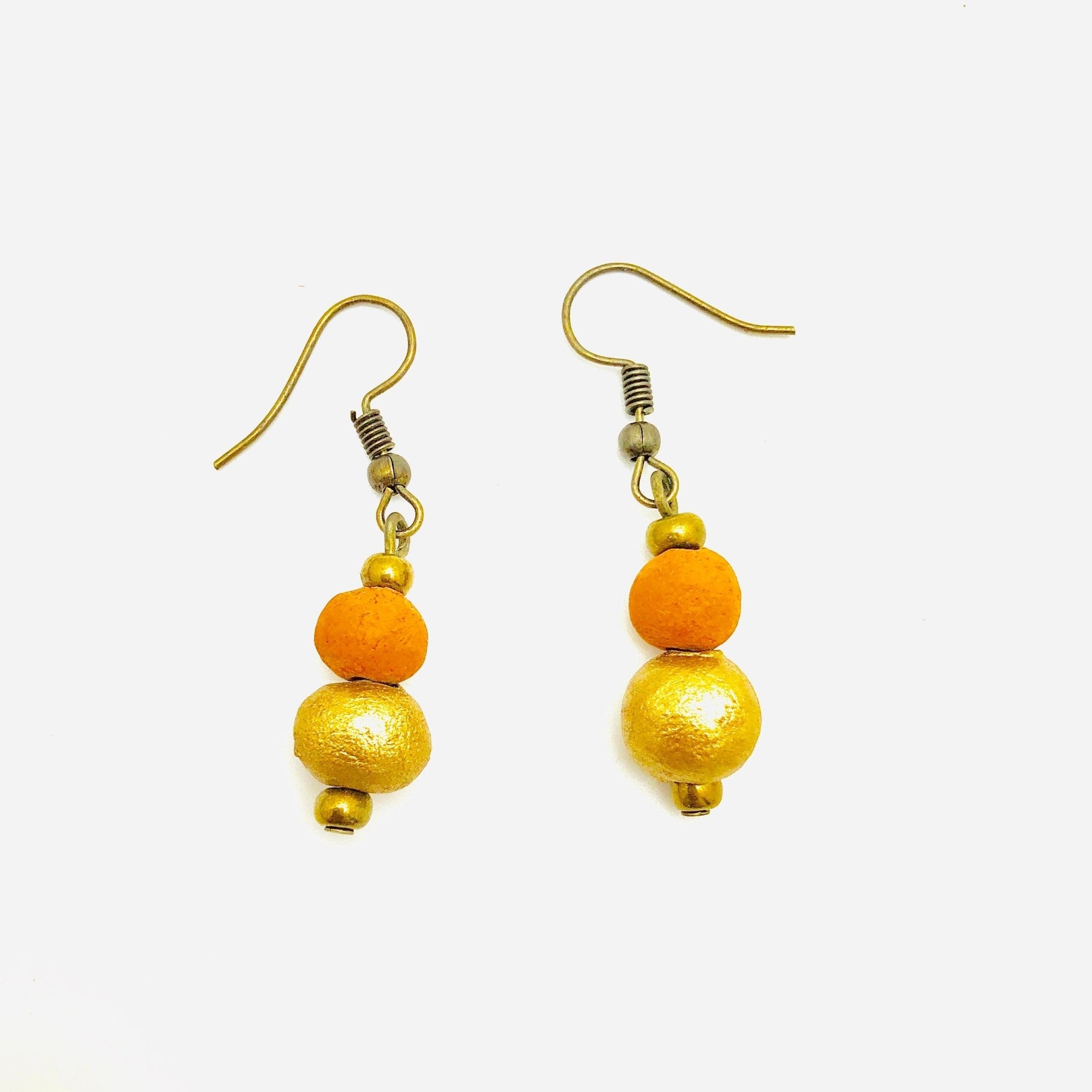 Antiqued Aromatherapy Earrings Earring La Vie Bien Antiqued Aromatherapy Earrings
