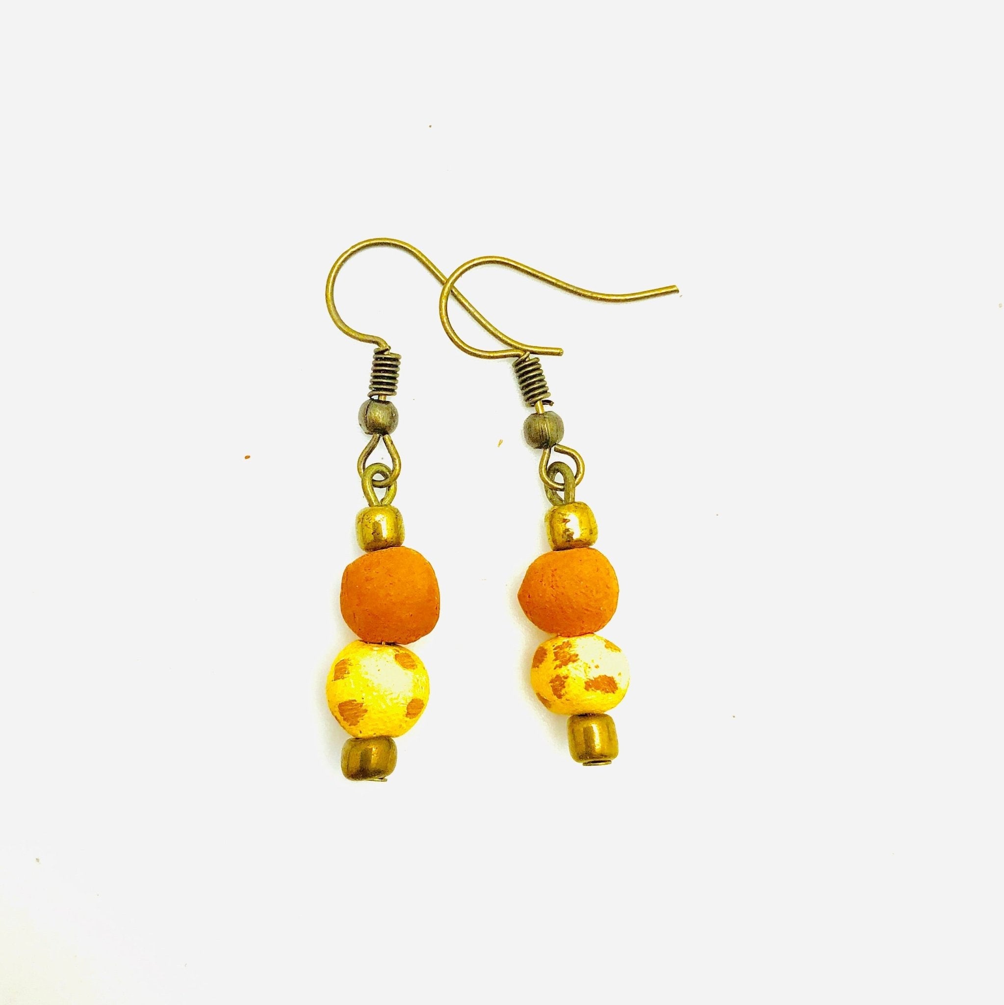 Antiqued Aromatherapy Earrings Earring La Vie Bien Antiqued Aromatherapy Earrings