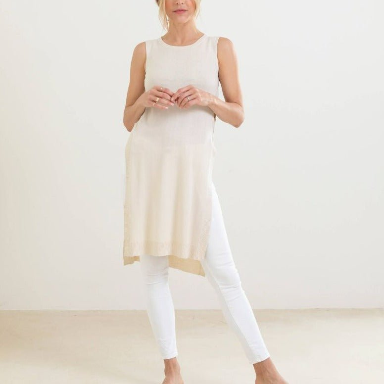 Anywear Open Side Tunic - Available in Two Colors Apparel La Vie Bien Anywear Open Side Tunic - Available in Two Colors