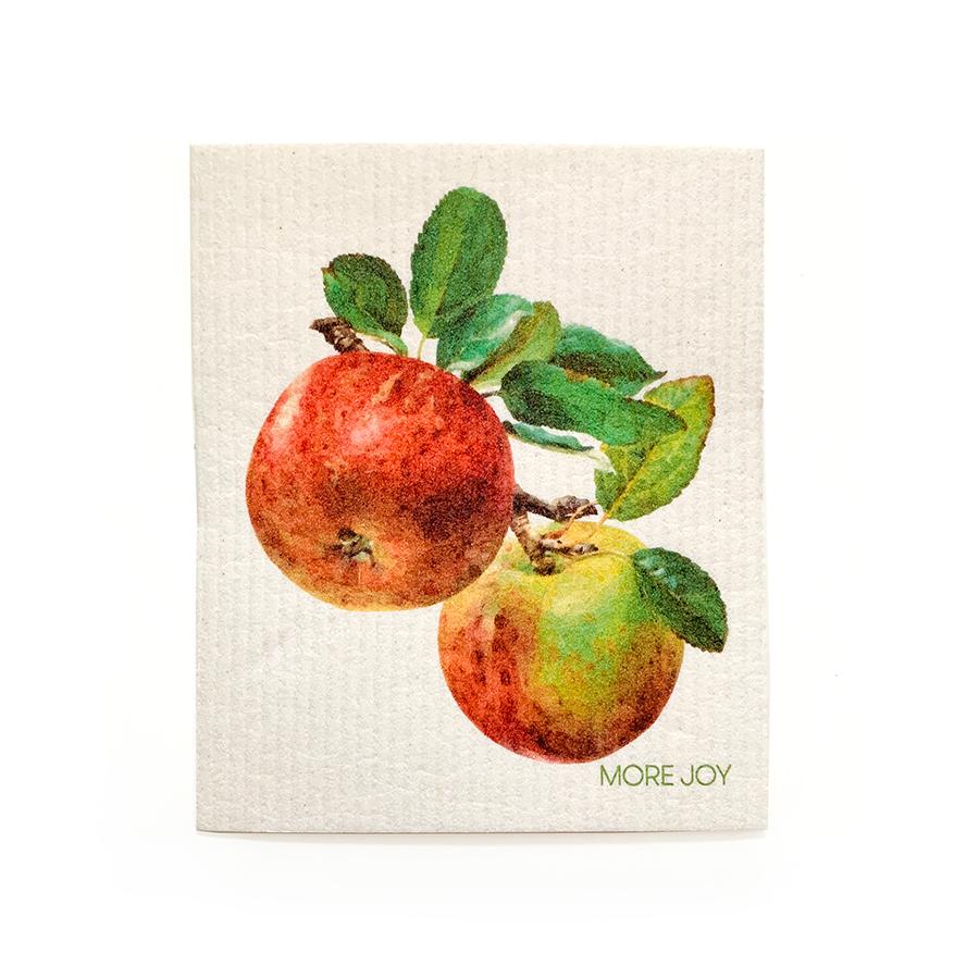 Apples Swedish Dishcloth | Red & green Swedish Dishcloths La Vie Bien Apples Swedish Dishcloth | Red & green