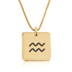 Aquarius Celestial Necklace La Vie Bien Aquarius Celestial Necklace