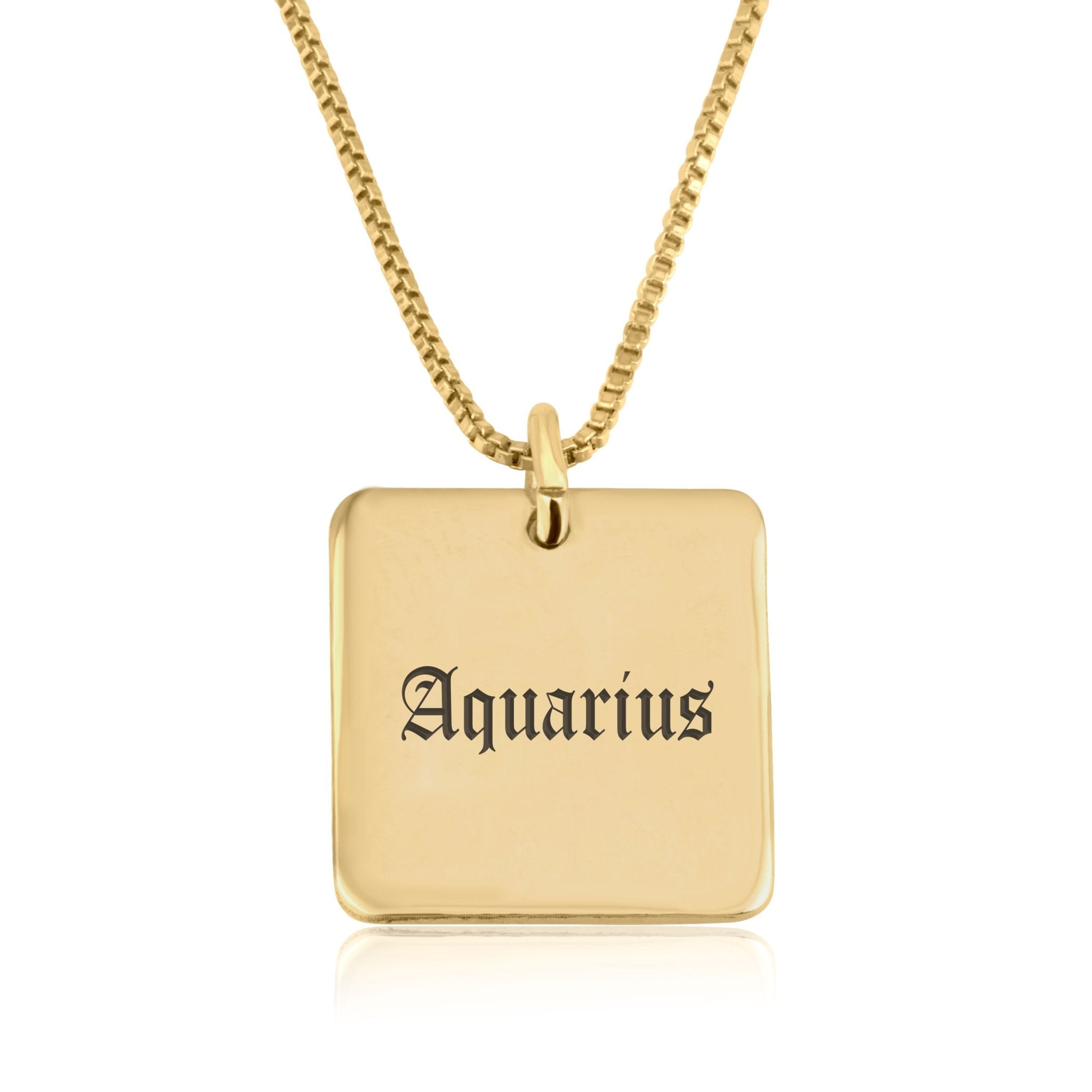 Aquarius Charm Necklace