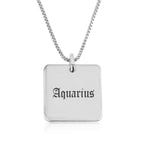 Aquarius Charm Necklace La Vie Bien Aquarius Charm Necklace