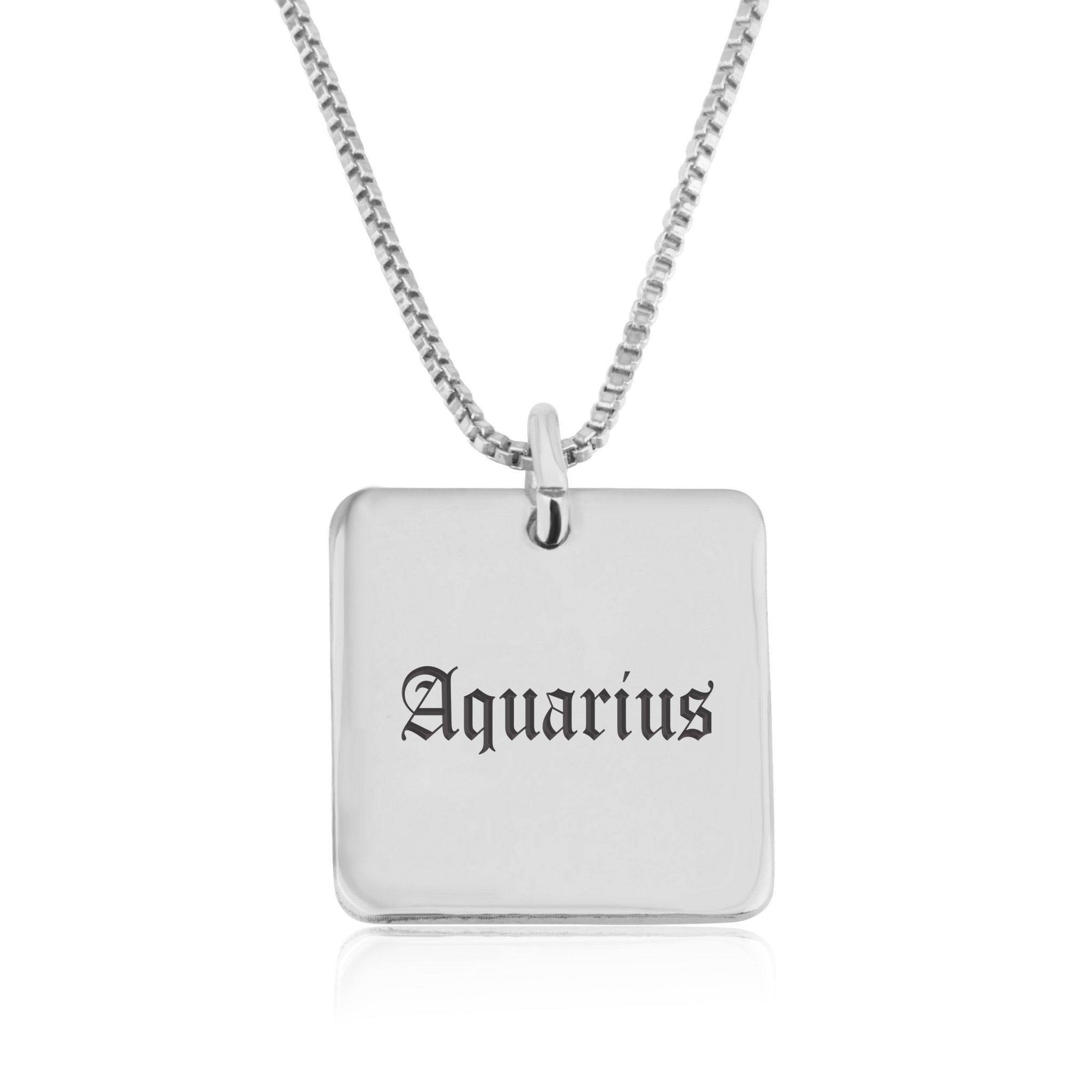 Aquarius Charm Necklace La Vie Bien Aquarius Charm Necklace
