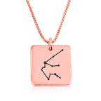 Aquarius Constellation Necklace La Vie Bien Aquarius Constellation Necklace